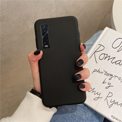 适用于oppofindx2pro手机壳超薄黑色oppo find x2pro磨砂软壳ins冷淡风纯色简约2xpro全包防摔男0pp0女款简单