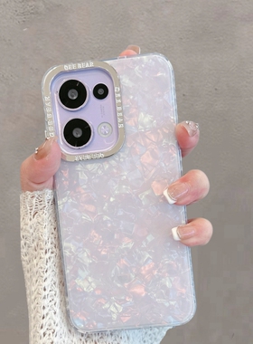 适用于opporeno13手机壳0pp0reno13pro透明pkm110新款网红ins风oppor13por简约opopreno女opporeon全包防摔