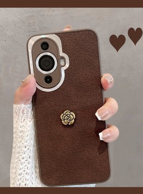 适用于华为nova11手机壳11pro新款n11ultra简约12活力版note11por复古nava女novo11u创意全包hi防摔navo nowa