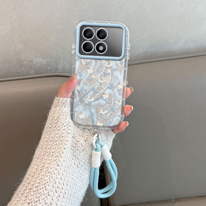 适用于红米k90手机壳redmik90promax新款女小清新小米2510DRK44C全包防摔25102RKBEC可爱red米90k高级感k9opm