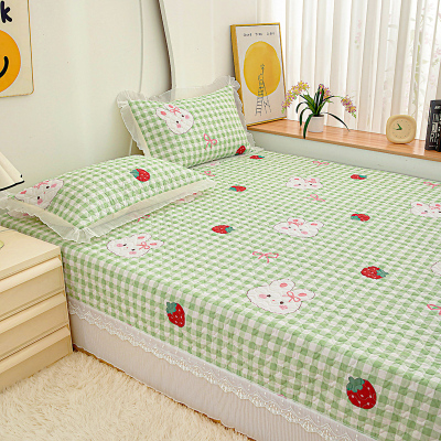 榻榻米床盖四季通用定制纯棉防滑