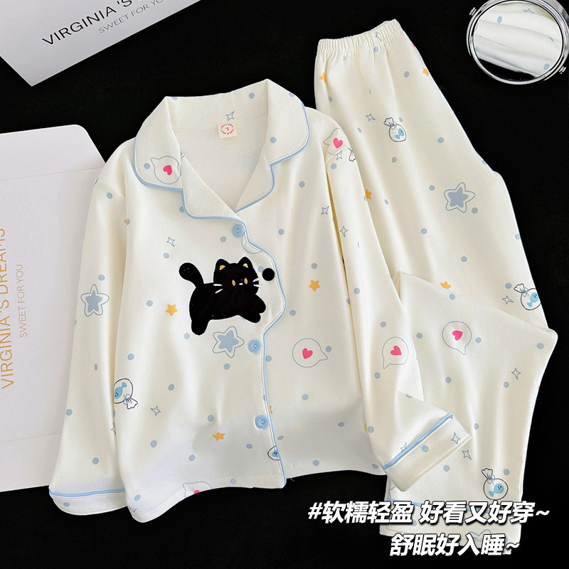 女童德绒睡衣冬季加厚保暖套装2026新款女孩初中生儿童家居服冬款