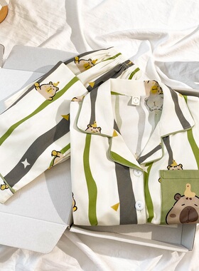 儿童睡衣男孩2026新款春秋季男童纯棉长袖秋款青少年中大童家居服