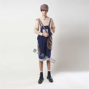 民国报童上海滩小贩青年男孩演出服装【购买链接】