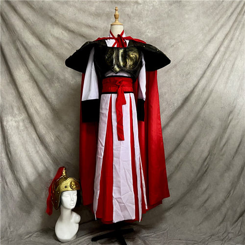 出租古代女将军花木兰盔甲古装铠甲穆贵英精忠报国演出服装租赁