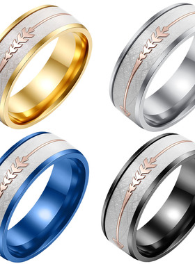 男士钛钢指环不锈钢钛钢指环小饰