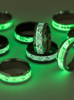 欧美发光霸美潮人指环