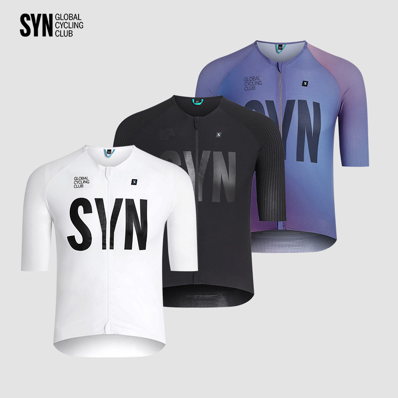 SYN 25新款Pro Tech男女轻量化自行车衣防晒速干公路车骑行服短袖