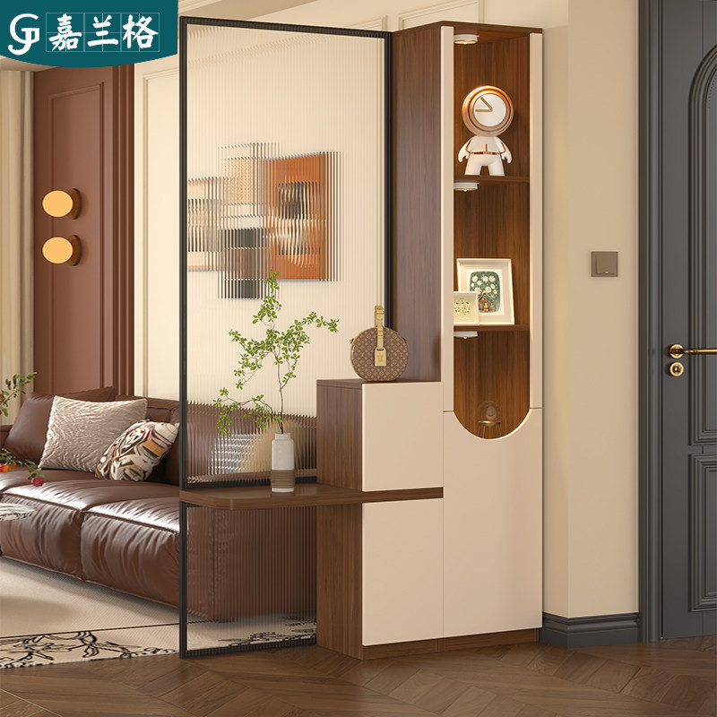 实木入户玄关柜鞋柜一体玻璃屏风隔断柜客厅2025新款装饰柜子9W52,住宅家具,门厅/玄关柜/玄关架,淘宝优惠券,粉丝福利购,淘宝优惠卷
