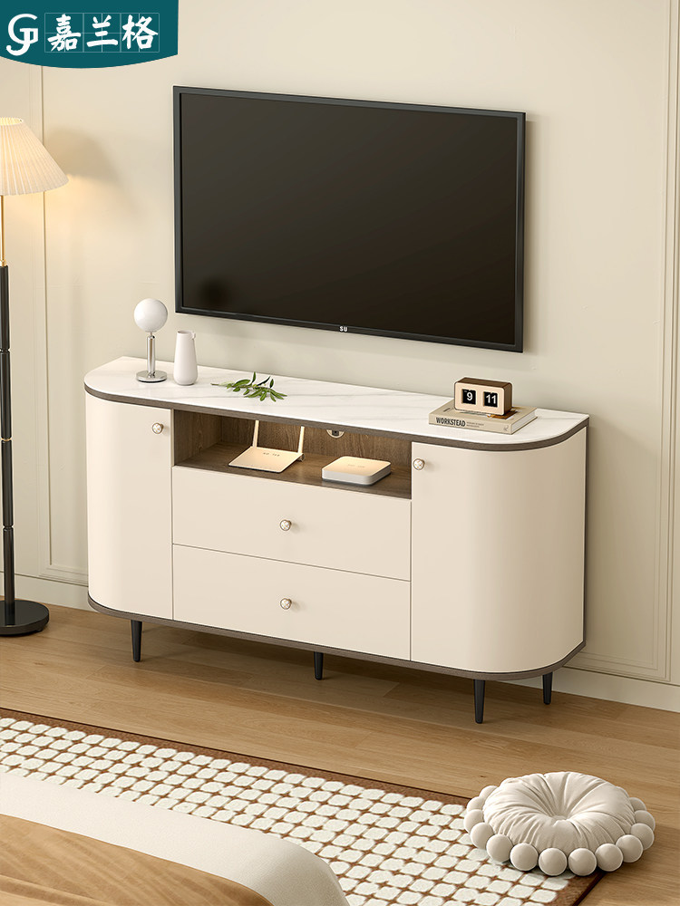 卧室落地电视柜高储物柜集成墙板岩桶柜床头柜定制9D110,住宅家具,电视柜,淘宝优惠券,粉丝福利购,淘宝优惠卷
