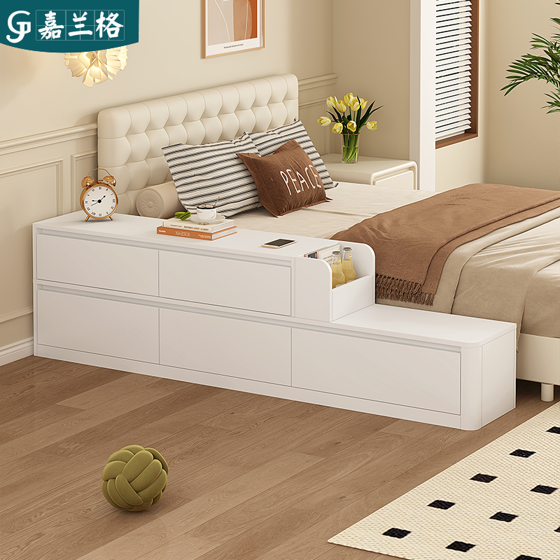 实木床头柜家用卧室床边窄柜