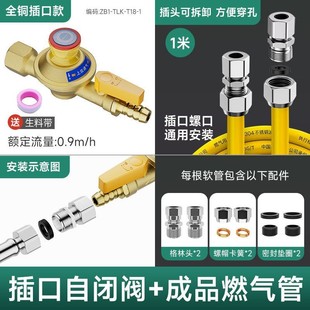 家用天然气燃气管道自闭阀漏气自动断气保护泄露防漏超压安全阀门