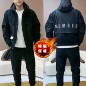 二棉外套百搭工作服棉服休闲宽松棉袄男装 男士 潮流 新款 2795秋冬季