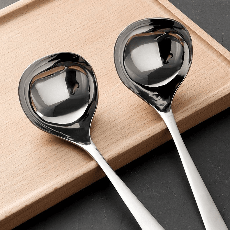 不锈钢加深勺子厚成人喝汤