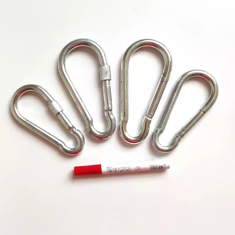 不锈钢绳扣环狗链卡扣绳环弹簧扣登山锁扣安全保险扣钥匙葫芦链条