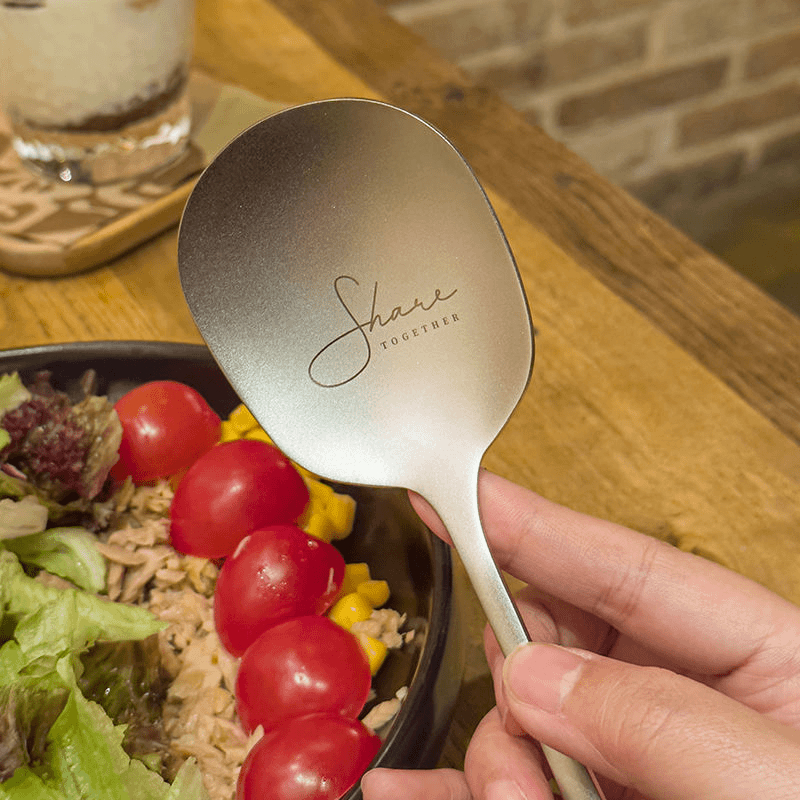 【老板娘推荐】长柄公勺网红日韩风雪花加厚不锈钢大汤勺分餐饭勺