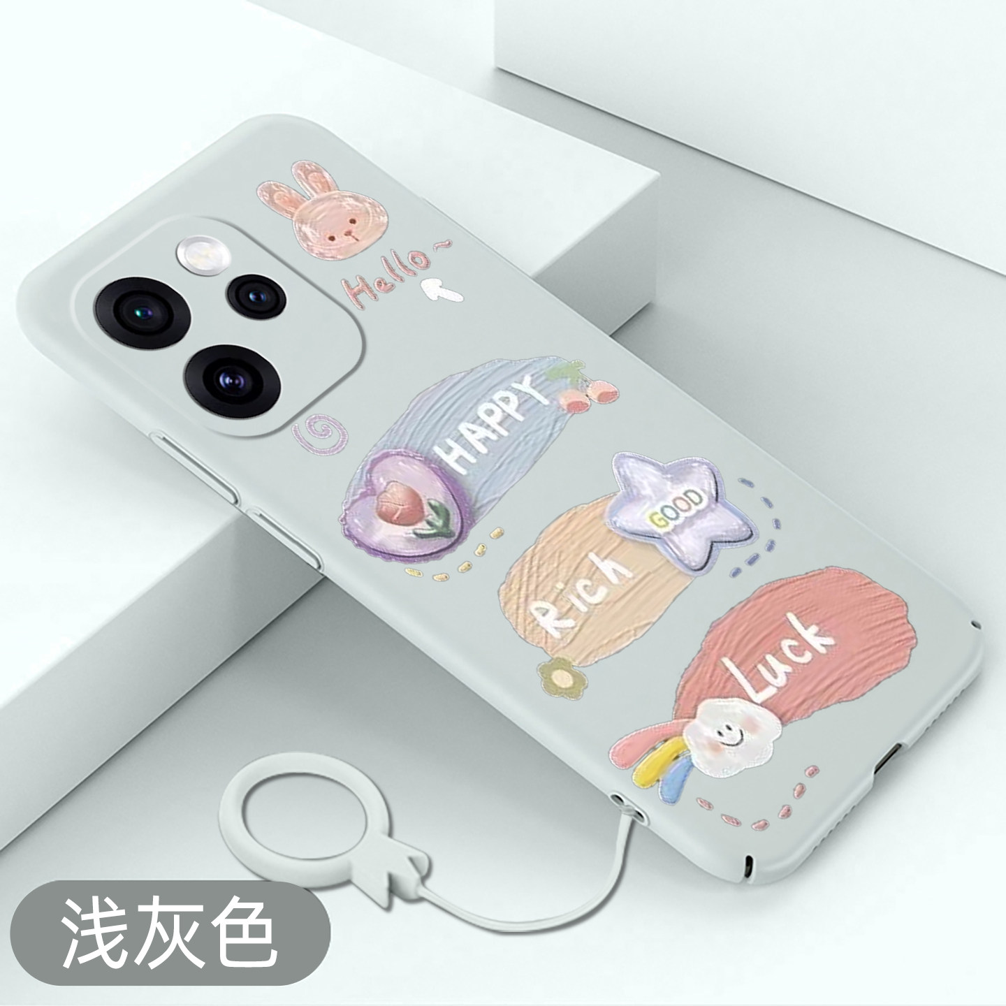 适用OPPOReno15手机壳Luck兔reno15pro全包超薄硬壳OPPO防摔保护套涂鸦高级感可爱不顶膜卡通新款裸机手感