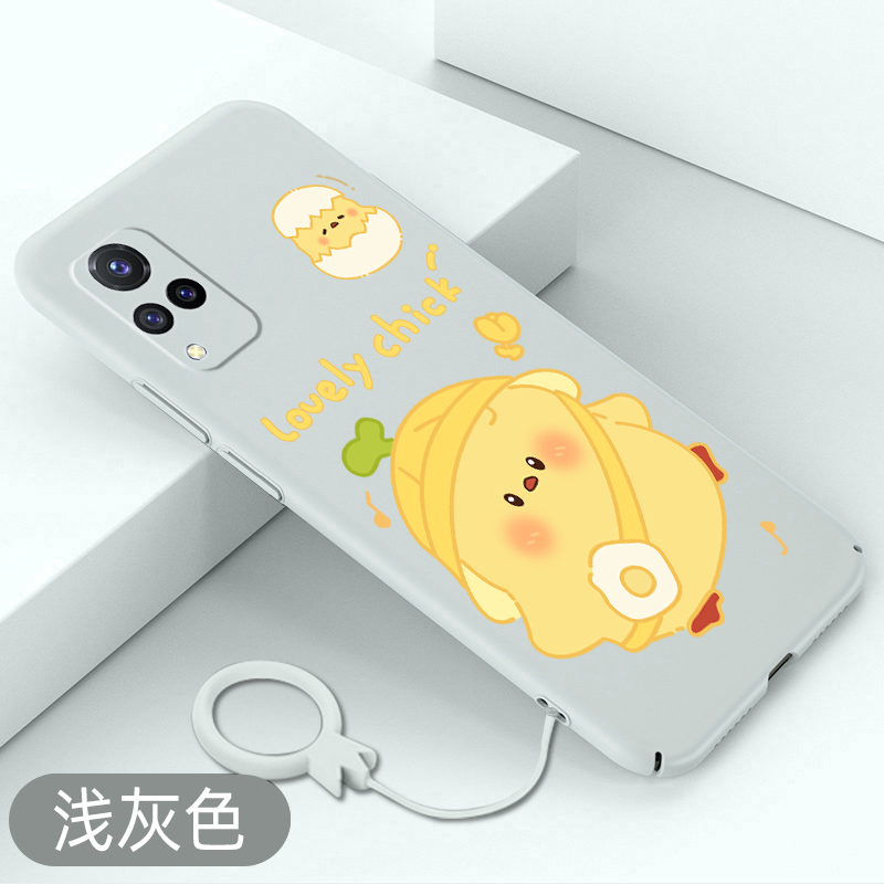 适用vivos9手机壳可爱小鸡vivos10全包硬壳s9e超薄保护套VIVOS10PRO创意新款裸机手感高级感卡通防摔散热外壳