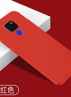 适用华为mate20手机壳全包mate20pro超薄硬壳MATE20防摔保护套不顶膜外壳简约创意大红色纯色新年款高级感