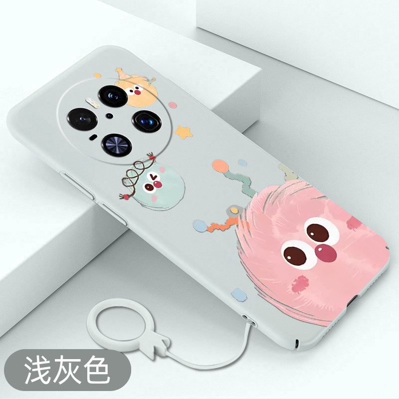 适用华为mate70手机壳粉色煤球mate70pro超薄硬壳mate70pro+全包防摔保护套卡通不顶膜外壳可爱新款散热壳