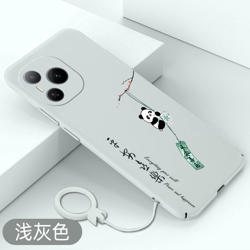 适用于荣耀Power手机壳熊猫风铃荣耀GT全包超薄防摔硬壳荣耀gtpro中国风保护套创意平安喜乐散热外壳新款卡通