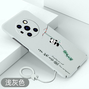适用荣耀magic3手机壳熊猫风铃magic3pro全包超薄honor防摔硬壳保护套中国风平安喜乐创意新款外壳磨砂散热壳
