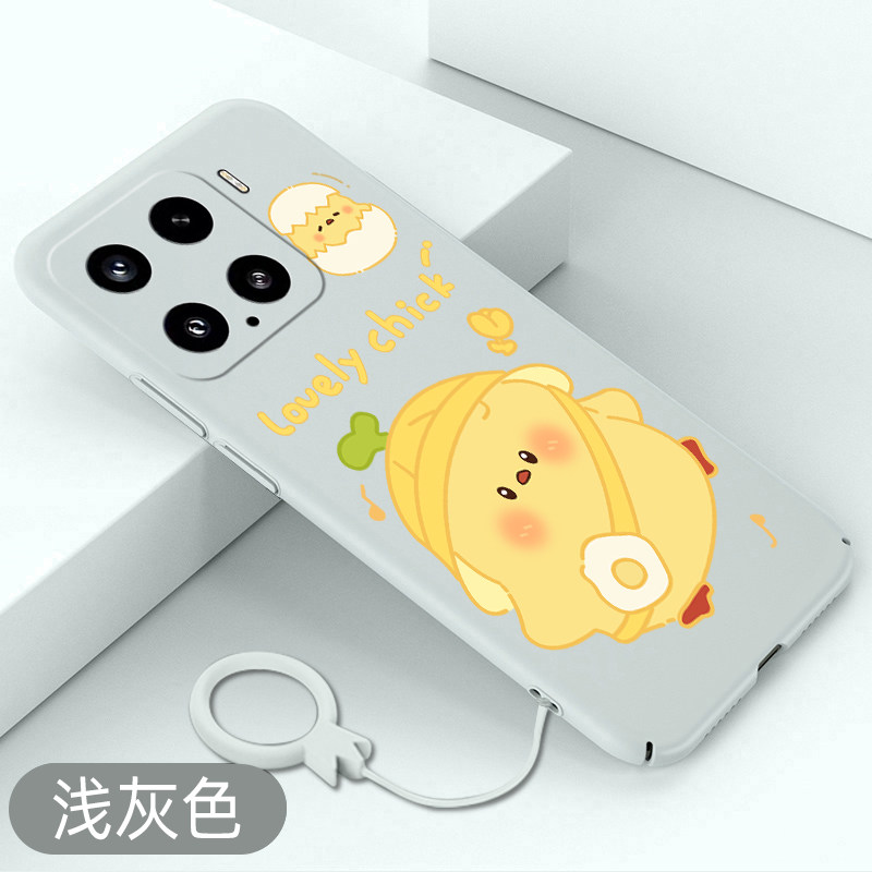 适用小米15手机壳可爱小鸡小米15pro全包硬壳Mi15超薄保护套高级感外壳防摔卡通裸机手感创意新款磨砂散热壳