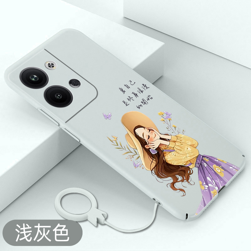适用于oppoReno9手机壳浪漫少女reno9pro超薄保护套reno9pro+全包新款硬壳外壳不顶膜创意高级感防摔卡通散热