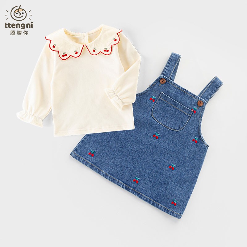 女宝背带裙春夏款可爱公主裙子