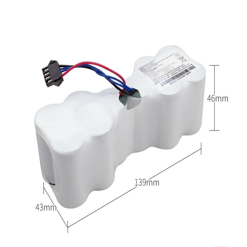 适用兼容 DN78-BYD 12V 3000mAh H-SC3000P 4线扫地机电池 圆柱电