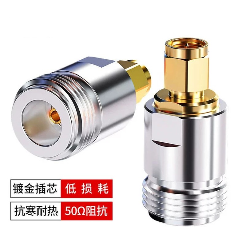 适用博扬高频射频同轴连接器50欧N/SMA/TNC/BNC/UHF公母转接头转