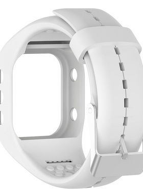 适用POLAR博能A300表带智能心率手表腕带金属扣硅胶运动表带现货