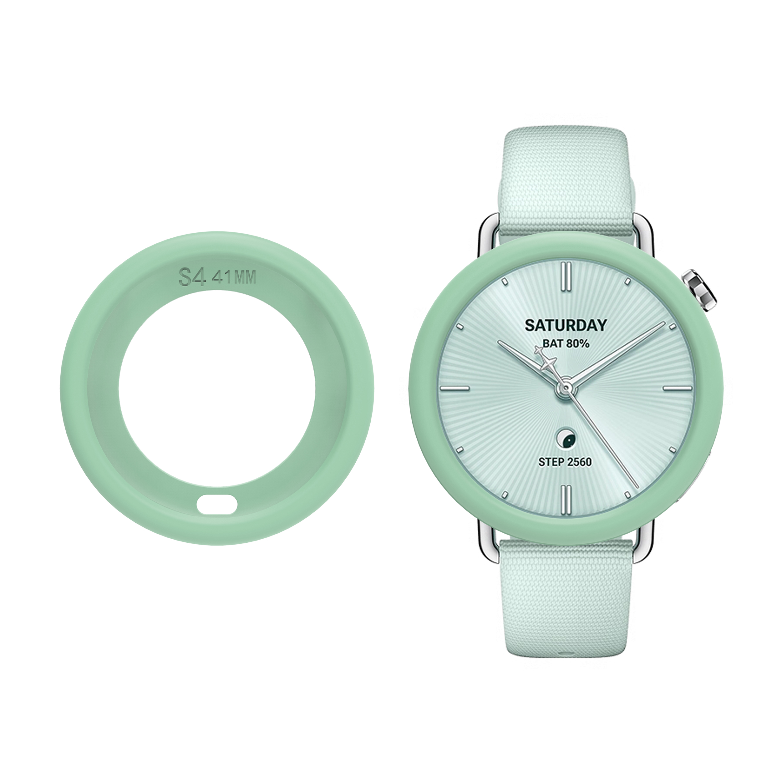 适用小米watchs4硅胶表带