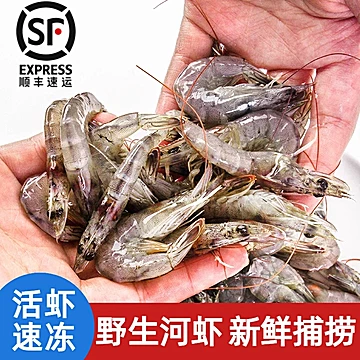 顺丰冷链发货！冰喜新鲜小河虾690g