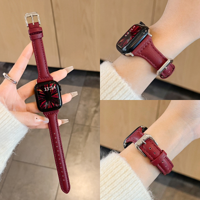 适用watchfit3创意真皮手表表带