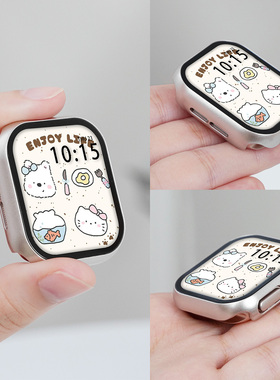 适用华为fit4手表保护套watch fit3表壳智能watch fit4pro保护壳防磕碰防水壳膜一体三/四代表套钢化膜配件