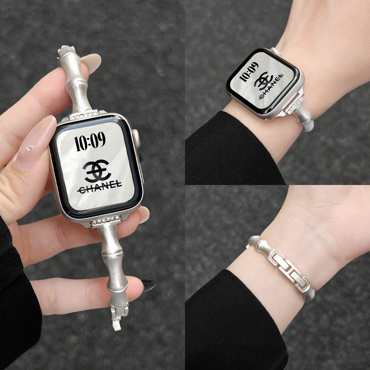 iwatchs11夏季新款金属竹节表带图片
