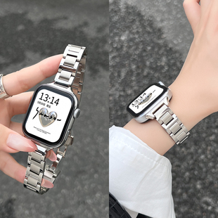 适用华为fit3 fit4表带金属新款 watchfit4腕带女生创意表链智能运动手表fit2腕表手表带1高级fit4pro手带女款
