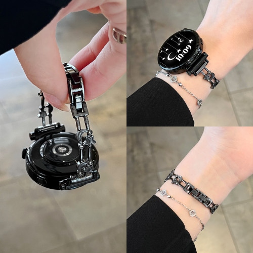 适用oppox2mini表带新款金属星月