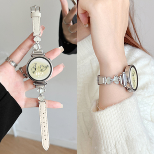 适用华为gt5表带新款 4创意女gt3手表链gt2高级感 皮质gt6腕表带gt5pro智能运动手表带gt4女士专用女表watch5