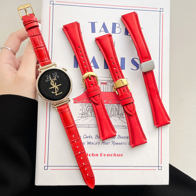 适用vivogt表带新年红色系列表带