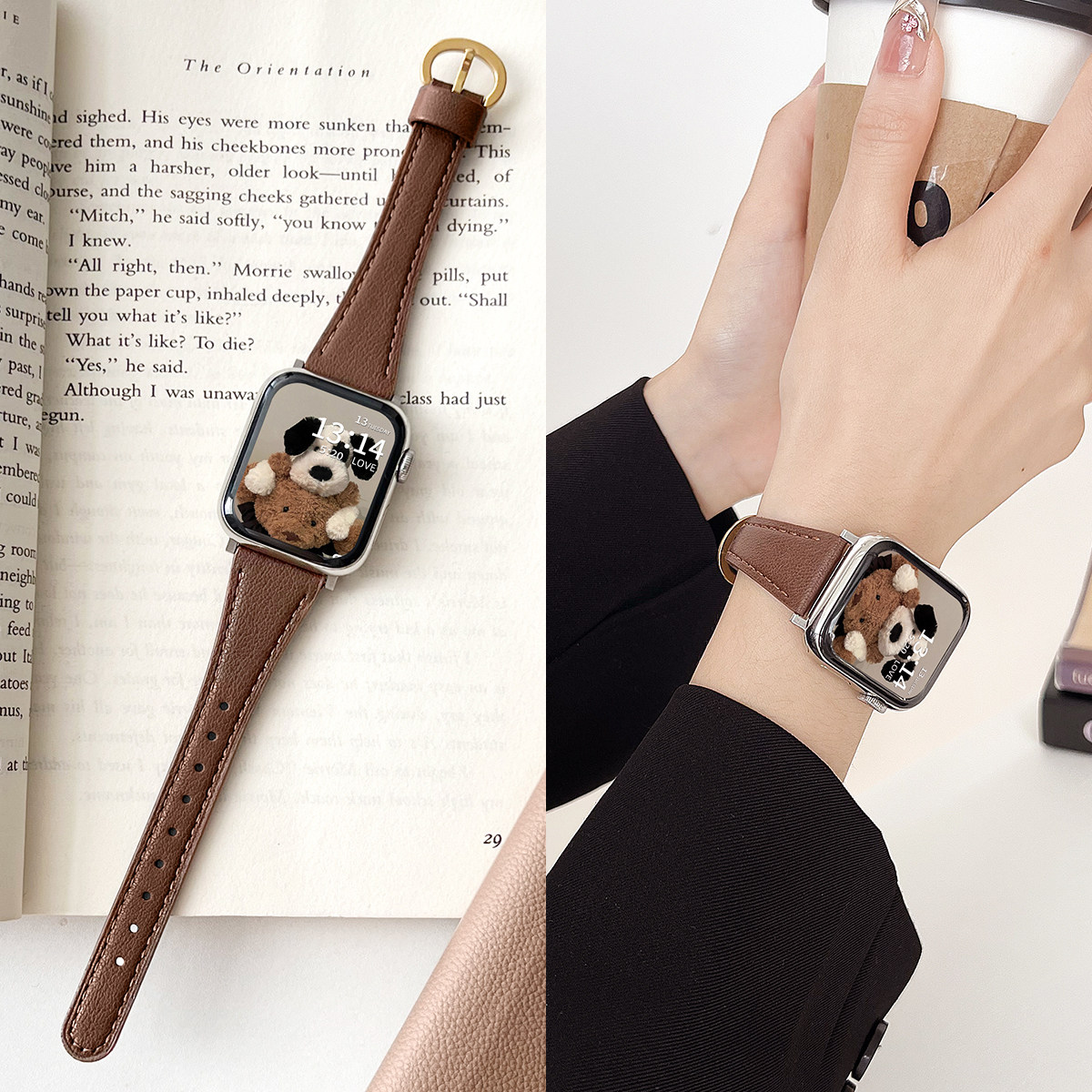 秋冬新款iwatch10女式小蛮腰表带