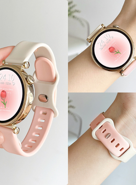 适用华为gt5/gt4/gt6表带女款watch5/4/3pro手表带新款硅胶腕表watchgt5智能女表41mm系列运动gt3女士荣耀3i