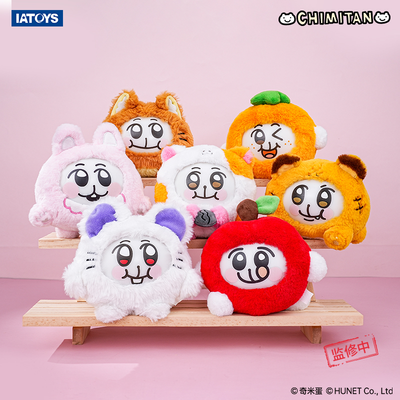 奇米蛋搪胶毛绒挂件盲盒公仔