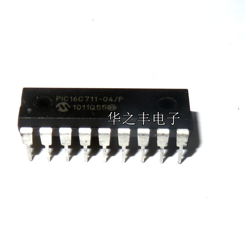 PIC16C711-04I/P 封装DIP-18直插 数字信号处理器和控制器IC 原装