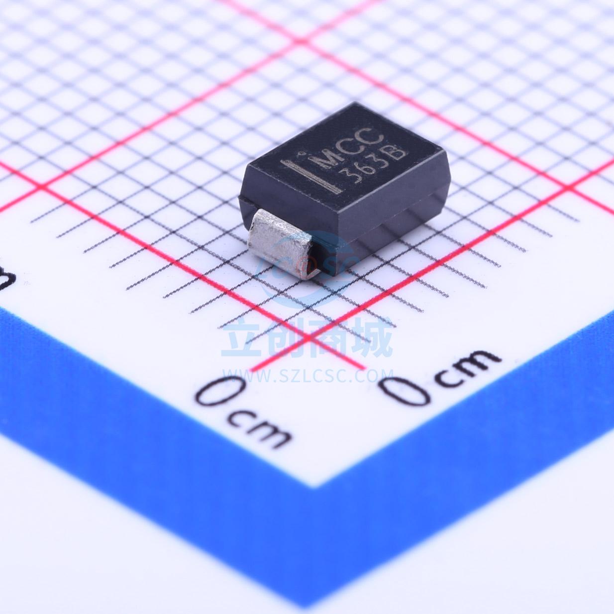 稳压二极管 SMBJ5363B-TP SMB(DO-214AA)