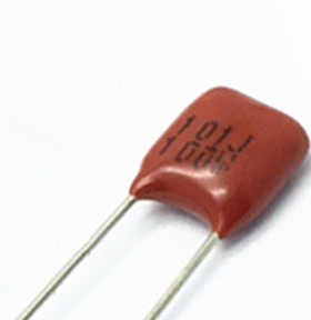 100V101J CBB电容 100V100PF 金属膜电容 100P 脚距5mm