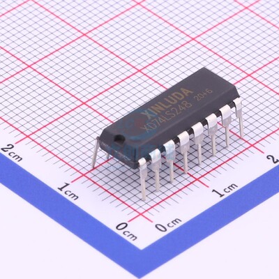 LED显示驱动 XD74LS248 DIP-16 XINLUDA(信路达)