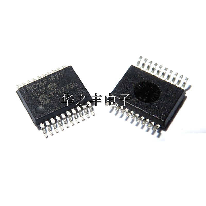 PIC16F1829-I/SS 贴片SSOP-20 8位微控制器芯片 全新原装专业配单图片