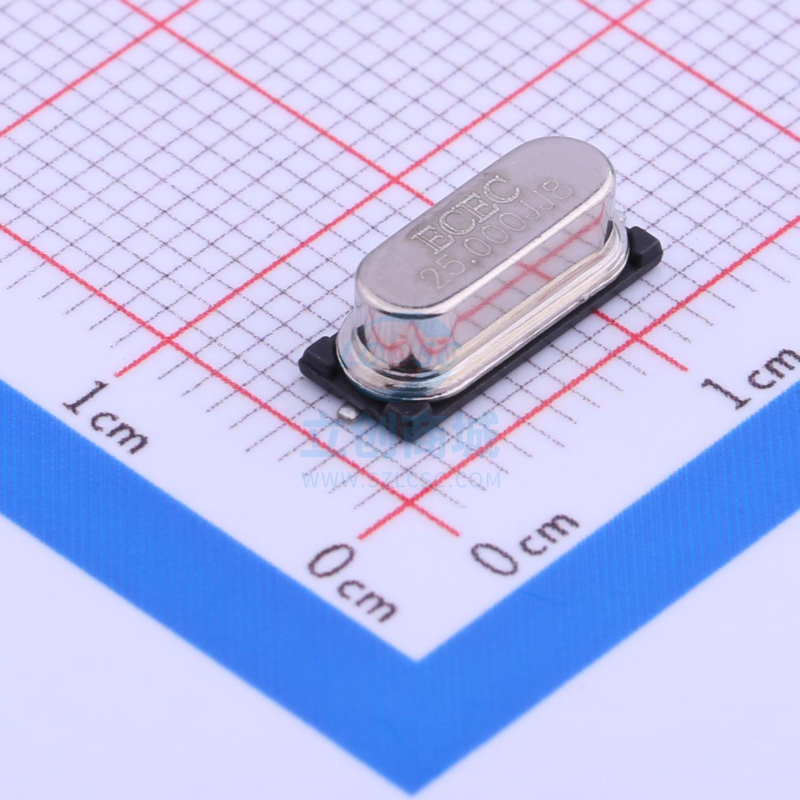 无源晶振 C25000J428 HC-49S-SMD-2P ECEC(东晶)